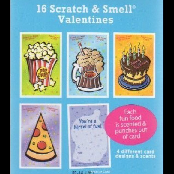Mello Smello Scratch N Sniff Valentines Cards New